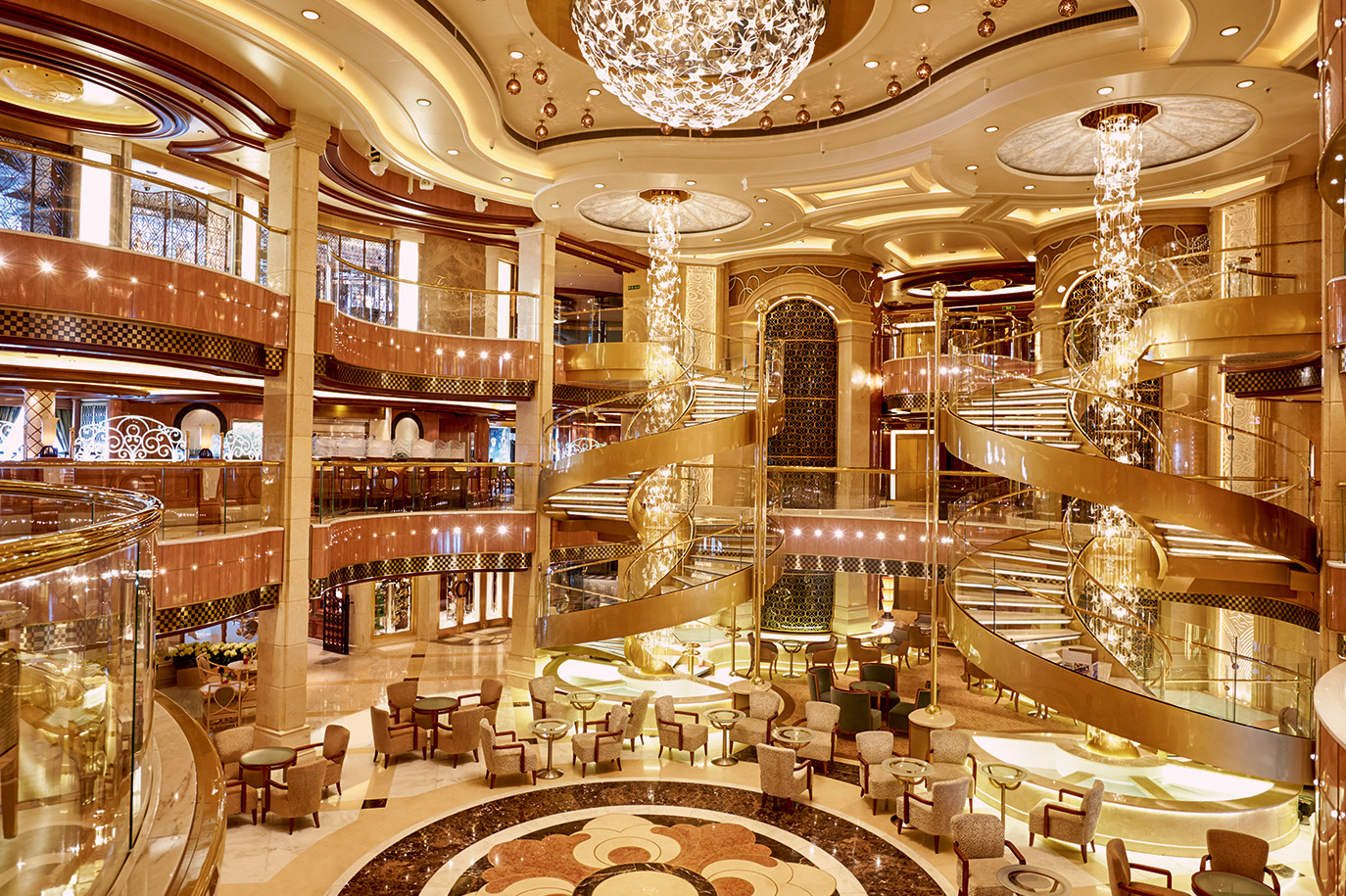 8 Coolest Cruise Ship Atriums